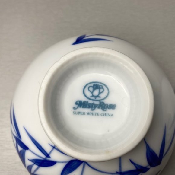 Misty Rose Super White China Rice Bowls 2pc - Picture 7 of 9